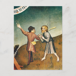 De verrijking van de Magi, detail van de Briefkaart