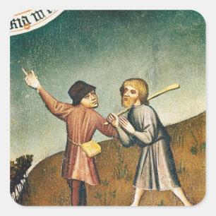 De verrijking van de Magi, detail van de Vierkante Sticker