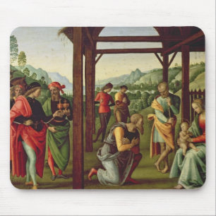 De verrijking van de Magi (olie op het paneel) (zi Muismat
