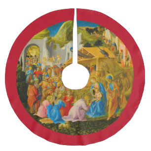 De verrijking van de Magi Tree Skirt Kerstboom Rok