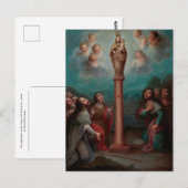 De verschijning van de Maagd van El Pilar Briefkaart (Voorkant / Achterkant)
