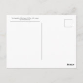 De verschijning van de Maagd van El Pilar Briefkaart (Achterkant)