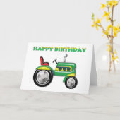 De verschrikkelijk Verjaardag van de Tractor Kaart (Gele Bloem)
