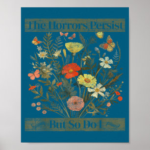 De verschrikkingen blijven bestaan maar humor ook poster