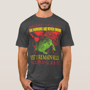 De verschrikkingen zijn Never Ending Frog Pet T-shirt
