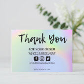 De Verschuiving van de kleur Dank u Media Tussenvo (Staand voorkant)