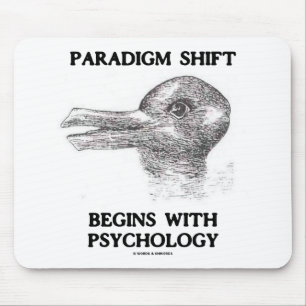De verschuiving van het paradigma begint met psych muismat