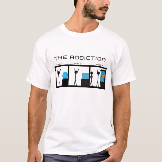 de verslaving aan aquariums t-shirt (Voorkant)