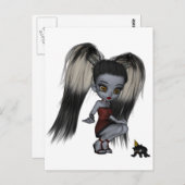 De Versuftheid Zizi van Ragdoll Briefkaart (Voorkant / Achterkant)