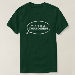 De verticale component T-Shirt - Groen