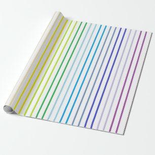 De verticale Geschetste Bredere Strepen van de Cadeaupapier