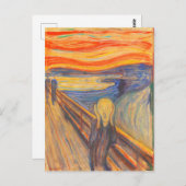 De vertoning van Edvard Munch Briefkaart (Voorkant / Achterkant)