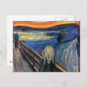 De vertoning van Edvard Munch Briefkaart (Voorkant / Achterkant)