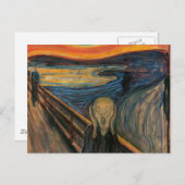 De vertoning van Edvard Munch Briefkaart (Voorkant / Achterkant)