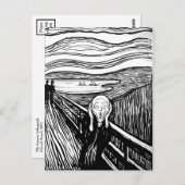 De vertoning van Edvard Munch Briefkaart (Voorkant / Achterkant)