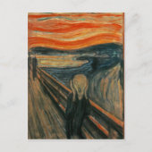 De vertoning van Edvard Munch Briefkaart (Voorkant)
