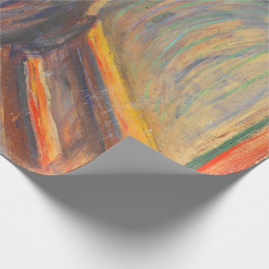 De vertoning van Edvard Munch Cadeaupapier (Hoek)