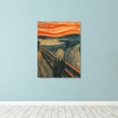 De vertoning van Edvard Munch Canvas Afdruk (Insitu (Houten vloer))