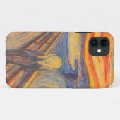 De vertoning van Edvard Munch Case-Mate iPhone Case (Achterkant (horizontaal))