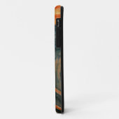 De vertoning van Edvard Munch Case-Mate iPhone Case (Achterkant/links)