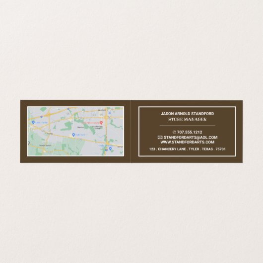 De vertoning van Edvard Munch, de kunstwinkel Visitekaartjes (Binnenkant ongevouwen)