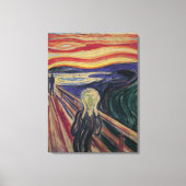 De vertoning van Edvard Munch,  expressionisme Canvas Afdruk (Voorkant)