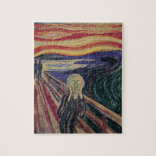 De vertoning van Edvard Munch, expressionisme Legpuzzel (Verticaal)