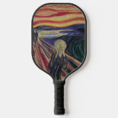 De vertoning van Edvard Munch, expressionisme Pickleball Paddle (Voorkant)