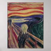 De vertoning van Edvard Munch,  expressionisme Poster (Voorkant)