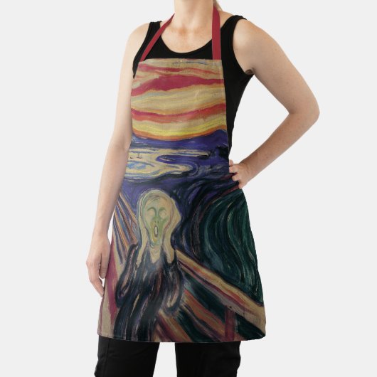 De vertoning van Edvard Munch,  expressionisme Schort (Insitu)