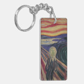De vertoning van Edvard Munch,  expressionisme Sleutelhanger (Voorkant Links)