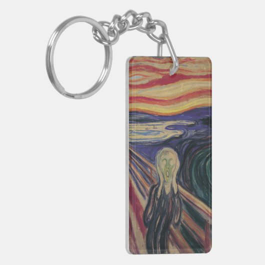 De vertoning van Edvard Munch,  expressionisme Sleutelhanger (Voorkant Links)