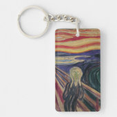 De vertoning van Edvard Munch,  expressionisme Sleutelhanger (Voorkant)