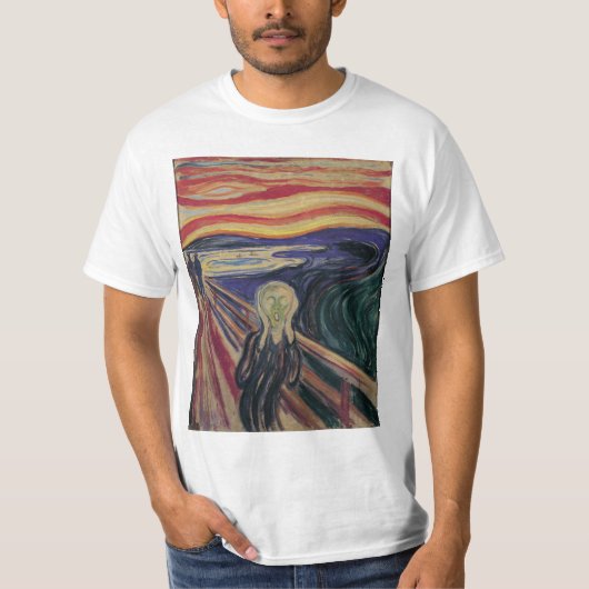 De vertoning van Edvard Munch,  expressionisme T-shirt (Voorkant)