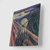 De vertoning van Edvard Munch,  expressionisme Vierkante Klok (Hoek)
