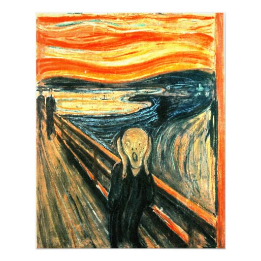 De vertoning van Edvard Munch Foto Afdruk (Voorkant)