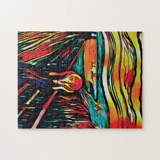 De vertoning van Edvard Munch Jigzaag Puzzle Legpuzzel (Horizontaal)
