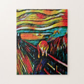 De vertoning van Edvard Munch Jigzaag Puzzle Legpuzzel (Verticaal)