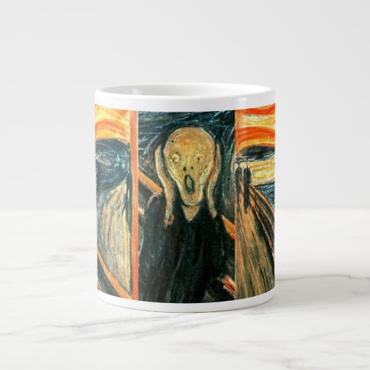 De vertoning van Edvard Munch Jumbo Mok (Voorkant)