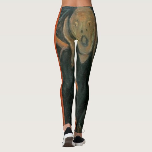 De vertoning van Edvard Munch Leggings (Achterkant)