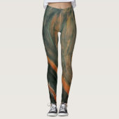 De vertoning van Edvard Munch Leggings (Voorkant)