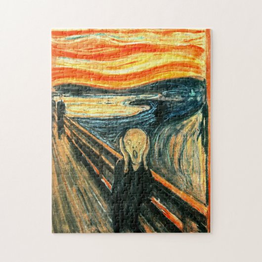 De vertoning van Edvard Munch Legpuzzel (Verticaal)