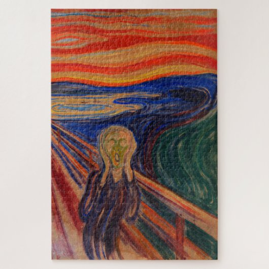 De vertoning van Edvard Munch Legpuzzel (Verticaal)