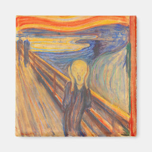 De vertoning van Edvard Munch Magneet