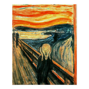 De vertoning van Edvard Munch Perfect Poster