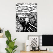 De vertoning van Edvard Munch Poster (Thuiskantoor)