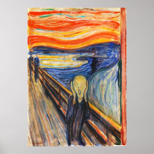 De vertoning van Edvard Munch Poster (Voorkant)