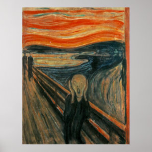 De vertoning van Edvard Munch Poster