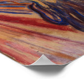 De vertoning van Edvard Munch Poster (Hoek)