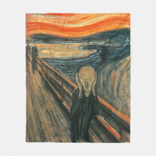 De vertoning van Edvard Munch | Schilderen Fleece Deken (Voorkant)